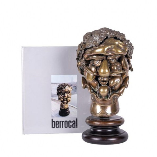 Miguel Berrocal. "Arcimboldo (1976-1979)". Escultura desmontable en bronce Firmada y numerada 
