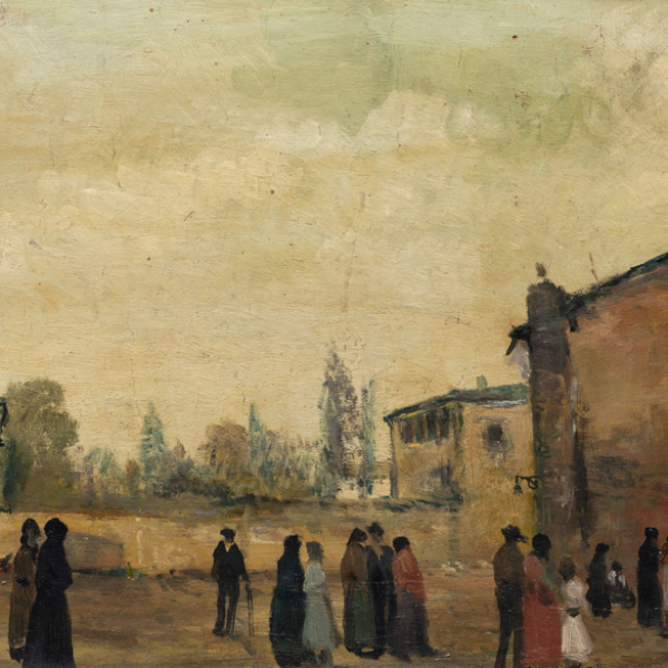 "La Ermita"  RICARDO BAROJA (Minas de Ríotinto, 1871-1953)   