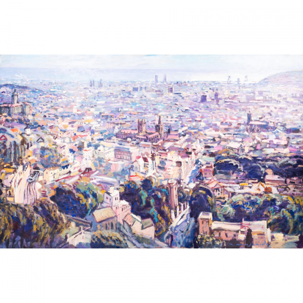 Ram&oacute;n Moscard&oacute; Fern&aacute;ndez (Barcelona, 1953)  Desde Vallvidrera.  