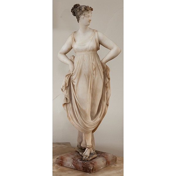 Ménade de alabastro italiana S.XIX