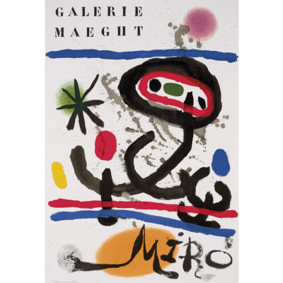JOAN MIRÓ (DESPUÉS).   &quot;Cartel. Joan Miró&quot;. Editado por Galerie Maeght, París.