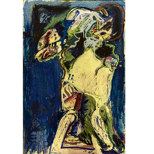 "S/T"  BONIFACIO ALFONSO (San Sebastián, 1933 - 2011) Óleo/Lienzo
