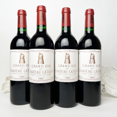 4 botellas Chateau Latour 1994, Mc, Pauillac
