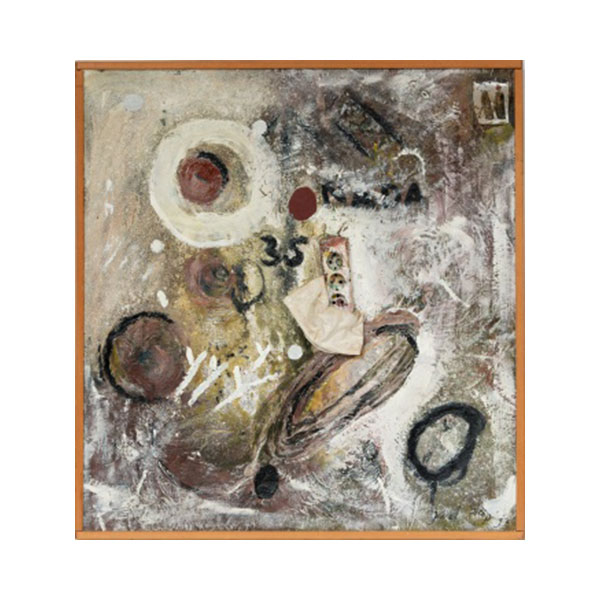 KAREL  STOOP  (Holanda, 1951) &quot;Nada&quot; Firmado: Karel Stoop 92 Óleo / Mixta / Lienzo 