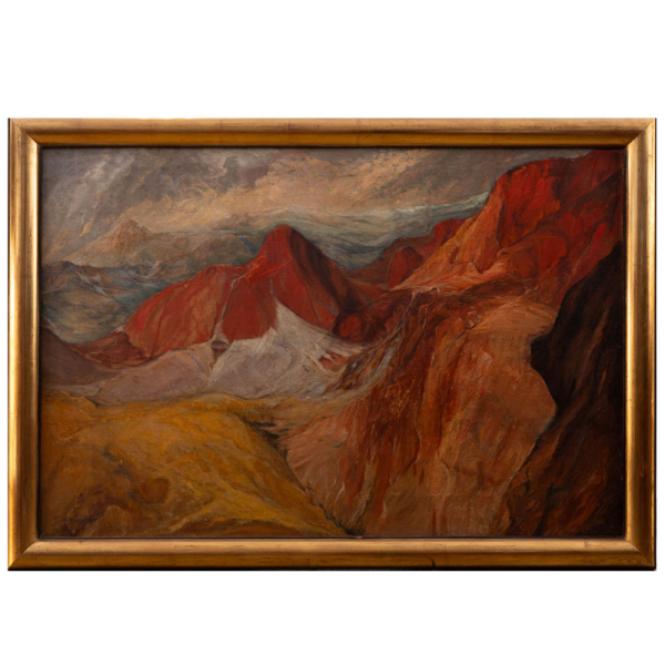 "Paisaje"  GUSTAVO DE MAEZTU (Vitoria, 1887- Estella, 1947). &Oacute;leo/Lienzo