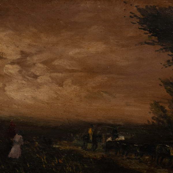 "La vacada"  RICARDO BAROJA (Minas de Ríotinto, 1871-1953). 