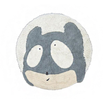 Edgar Plans X Lorena Canals. &quot;Astromouse&quot;.   Alfombra de lana 100 % y base de algodón reciclado hecha a mano.