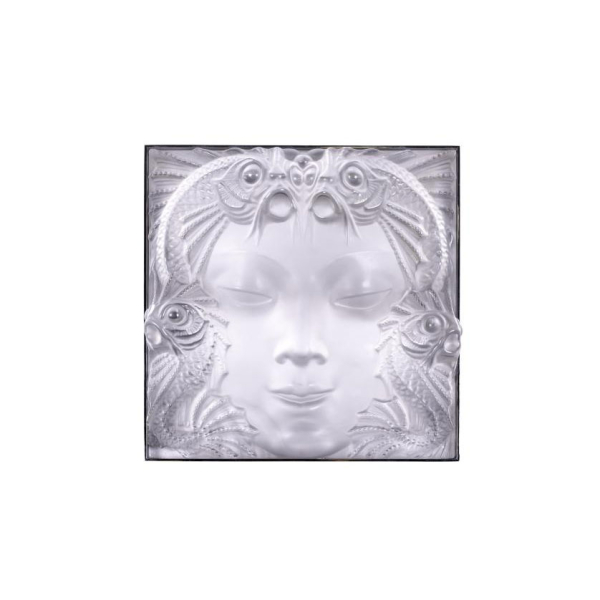 LALIQUE PARIS. Masque de femme plafón. 
