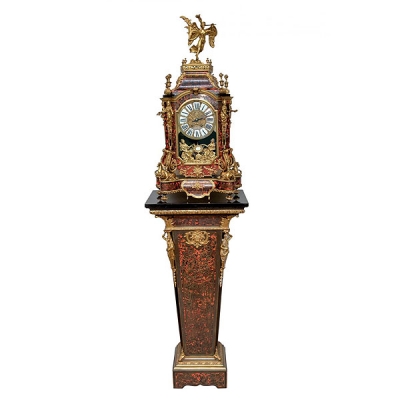 Reloj Boulle Napoleón III. Francia, circa 1890. 