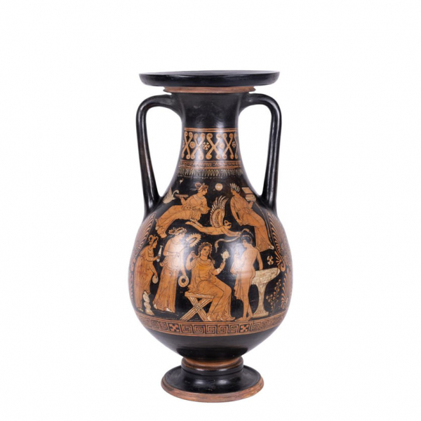 Pelike con escena de boda. Magna Grecia, Apulia, 340-310 a.C. 