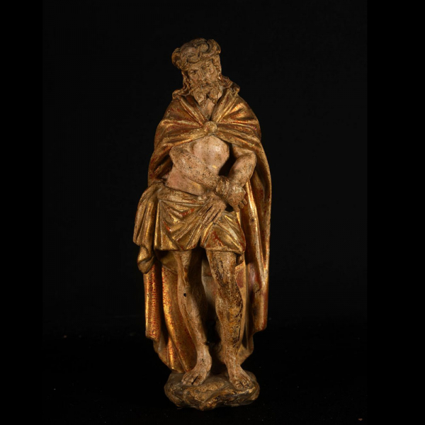 Excepcional Cristo del siglo XV llamado "Poupée" de Malinas, Sur de Bélgica, trabajo de finales del siglo XV.