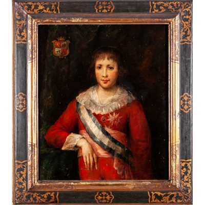 Círculo de Antonio Carnicero &quot;Retrato del Infante Francisco de Paula&quot;