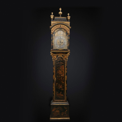 Gran reloj ingl&eacute;s del finales del siglo XVII James Hagger (British, active 1694-1735) firmado. 