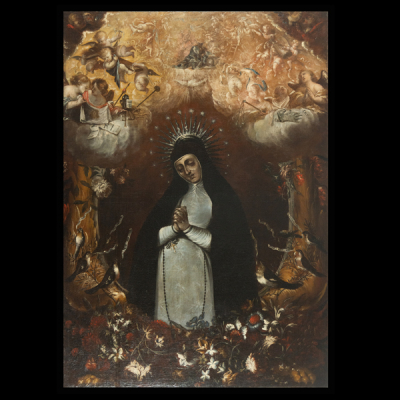 Monumental Virgen de la Soledad, Juan Valdés Leal (Sevilla, 1622-1690) siglo XVII.