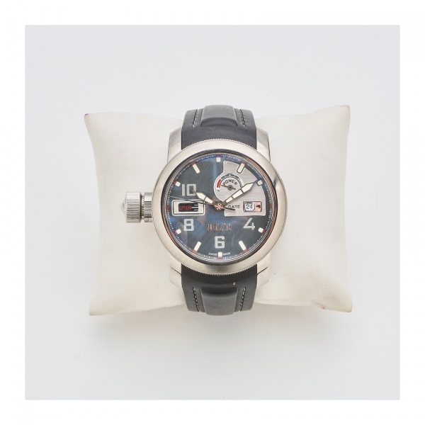 VOLNA. Reloj de pulsera para caballero en titanio y correa de caucho, Raro reloj de origen ruso y maquinaria suiza.