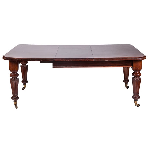 Mesa de comedor inglesa de caoba