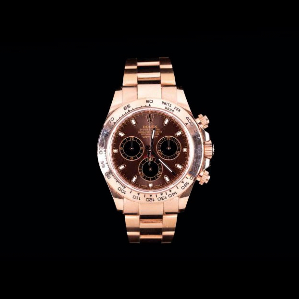 Reloj Rolex Oyster Perpetual Cosmograph Daytona 11505 para caballero en oro rosa 18K. 