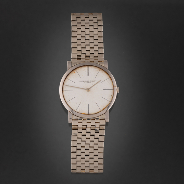 Reloj Audemars Piguet clásico Vintage Thin con caja en oro blanco de 18 kt.