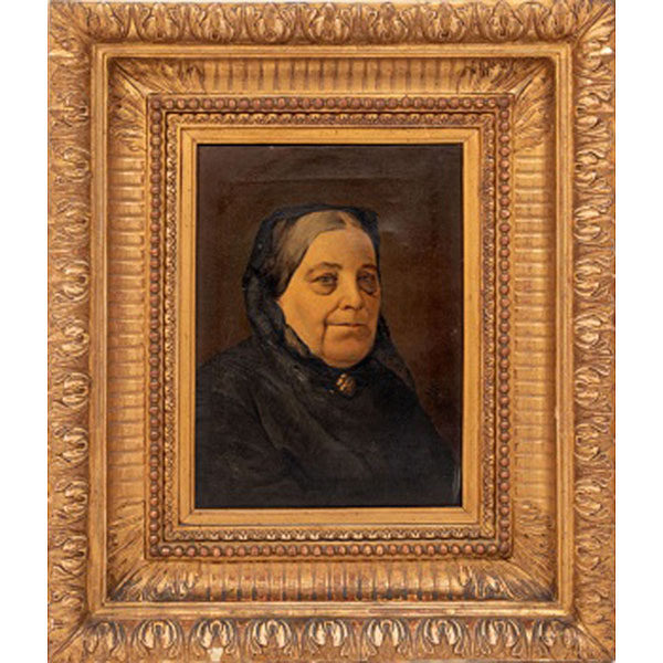 ANSELMO GUINEA Y UGALDE  (Bilbao 1858-1906) &quot;Señora con velo &quot; Firmado: Guinea 1875