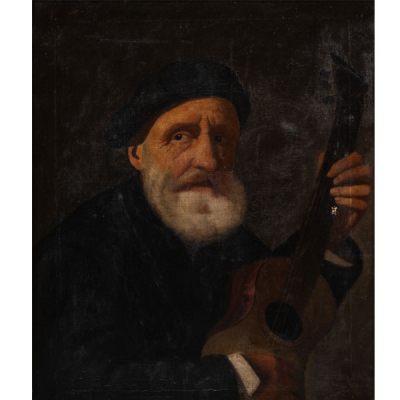 &quot;Retrato de José María Iparraguirre&quot;  Antonio María Lecuona (Tolosa, Guipúzcoa, 1831 - Ondárroa, 1907)  