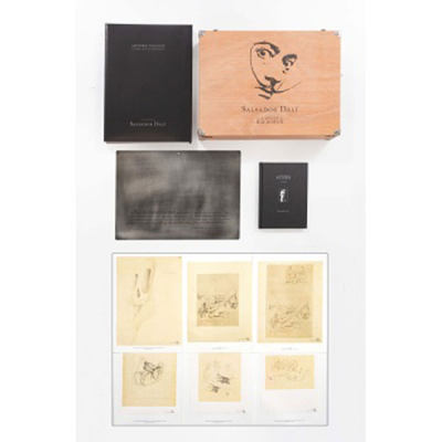 Salvador Dalí. Los cantos de Maldoror / Isidore Ducasse. Carpetas con ilustraciones de Salvador Dalí. Cataluña, 2011.