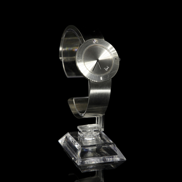 Reloj alemán "Bunz" de platino con diamantes, modelo Cercle Titam. 