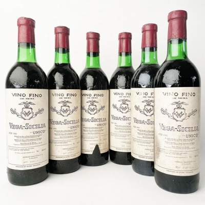 6 botellas de Vega Sicilia Unico 1961, Vega Sicilia, Ribera del Duero
