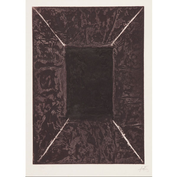 Antoni Tàpies "La Porta" (1969). Técnica: Carborundum