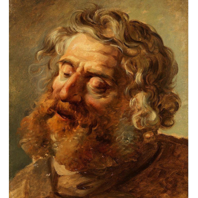JEAN-HONOR&Eacute; FRAGONARD (Grasse, 1732 &ndash; Par&iacute;s, 1806) Atribuido "Retrato de un hombre" (h.1790&ndash;1795).  