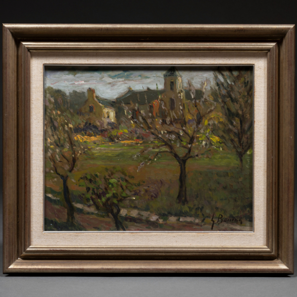 "Primavera en Holanda"  CARMELO GARCÍA BARRENA(Bilbao, 1926-2000).   