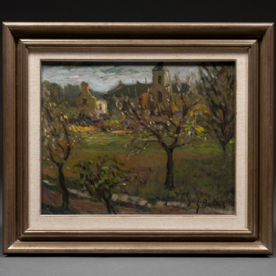 &quot;Primavera en Holanda&quot;  CARMELO GARCÍA BARRENA(Bilbao, 1926-2000).   