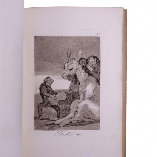 FRANCISCO DE GOYA Y LUCIENTES - "LOS CAPRICHOS" Calcografía Nacional para la Real Academia, 1855.