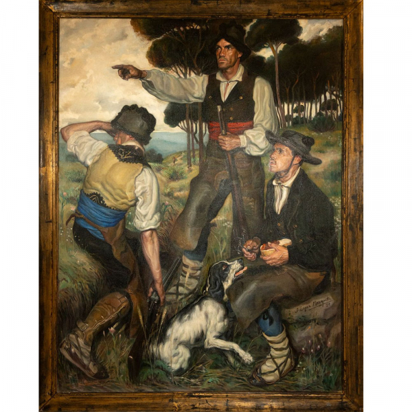 José María López Mezquita (1883-1954). Óleo sobre lienzo.