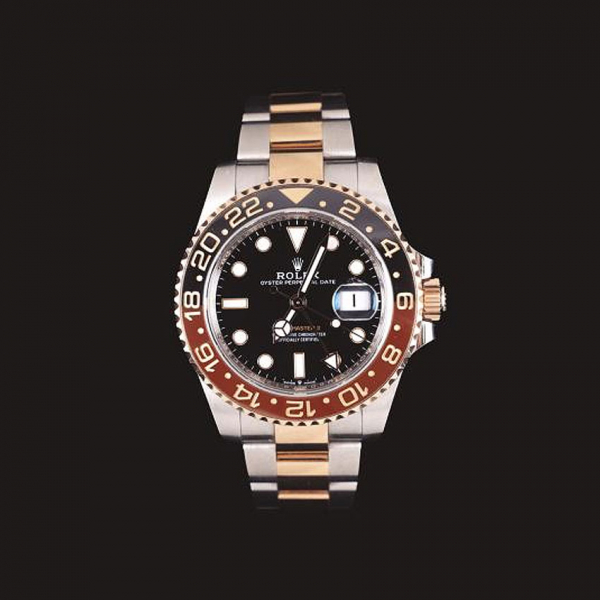 Rolex Oyster Perpetual Date GMT-Master II en acero y oro rosa. 
