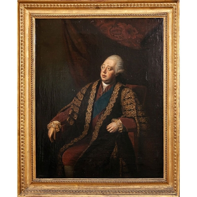 Escuela inglesa S.XVIII &quot;Retrato de caballero&quot;