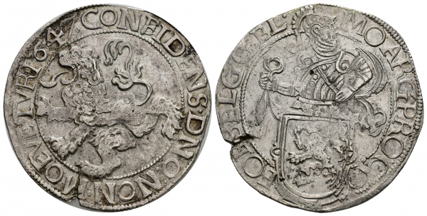 HOLANDA 1641, Lion Daalder (KM-15.2) MBC