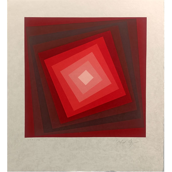Victor Vasarely: "Voeroech" (1986) LXIX/LXX