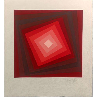 Victor Vasarely: "Voeroech" (1986) LXIX/LXX