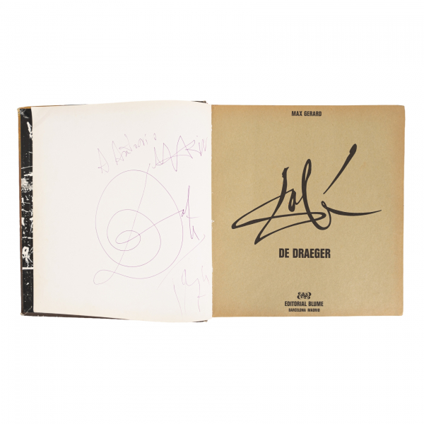 Salvador Dal&iacute; (Figueres, Girona, 1904-1989)  Dal&iacute; de Draeger. Libro de obra de Dal&iacute; por Max Gerard. Editorial Blume, Barcelona 1968.