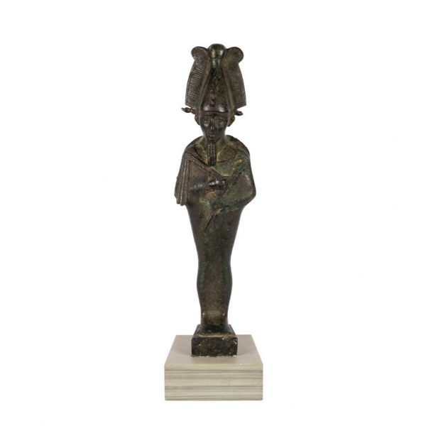 Osiris en bronce.   Antiguo Egipto, Baja Época, 664-323 a. C. 