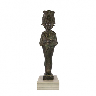 Osiris en bronce.   Antiguo Egipto, Baja Época, 664-323 a. C. 