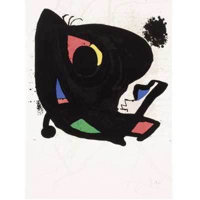 Joan Mir&oacute;. "Mir&oacute; L&rsquo;Oeuvre Graphique (1974)". Litograf&iacute;a 