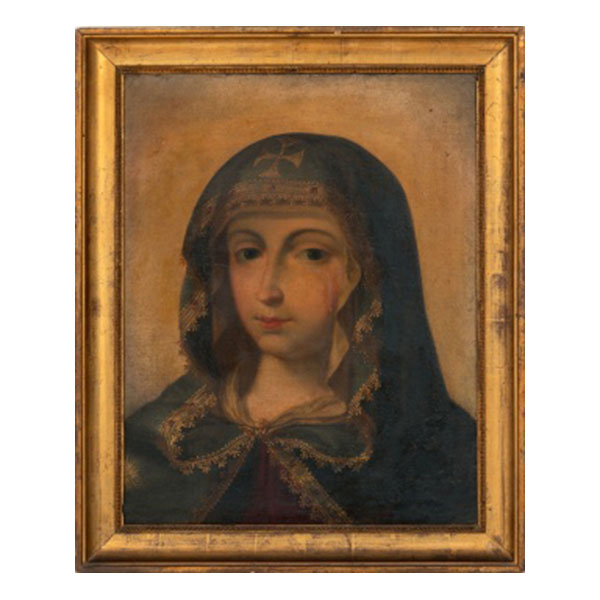 ESCUELA ESPAÑOLA  (S. XVII - XVIII) &quot;Isabel la Católica&quot; Óleo / Lienzo 